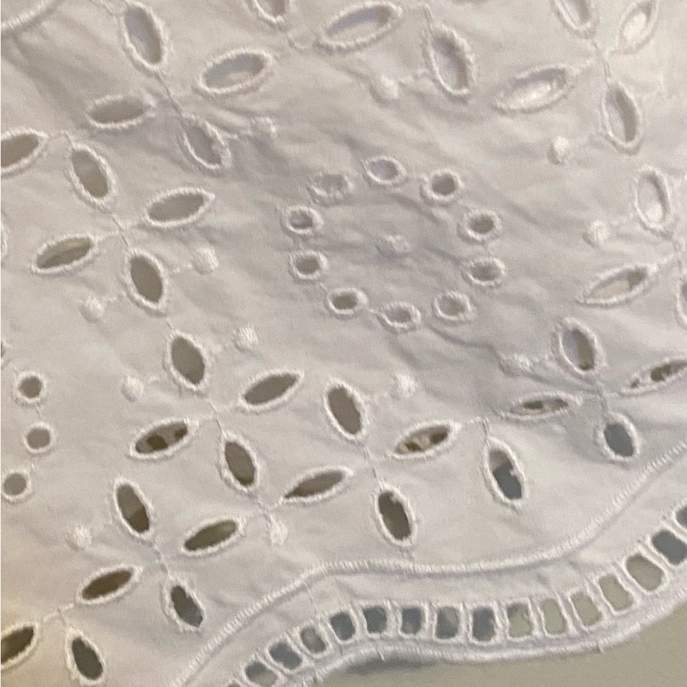 CLUB MONACO Eyelet Mini Dress Size Small - Picture 7 of 15